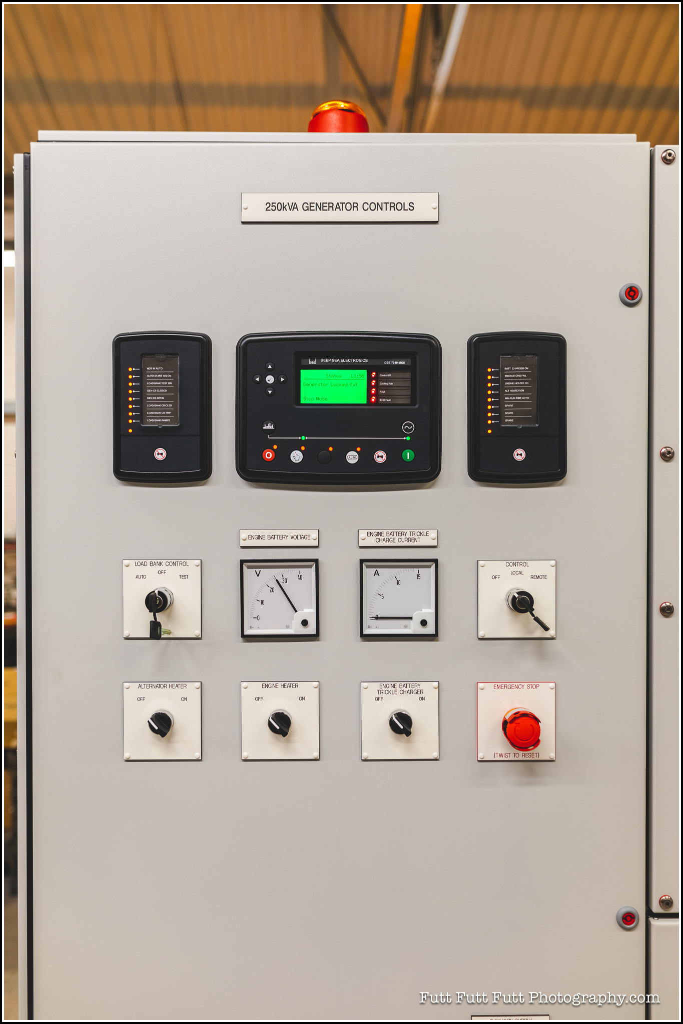 A generator control ready for installation